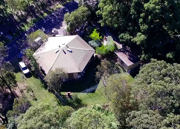 Illawarra Beekeepers Club House from the air