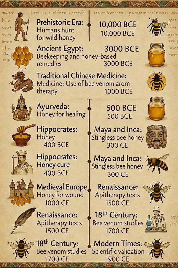 Apitherapy Timeline 600